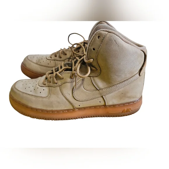 Size 11 - Nike Air Force 1 High '07 LV8 WB Flax 2016 - FLAX - Picture 5 of 9